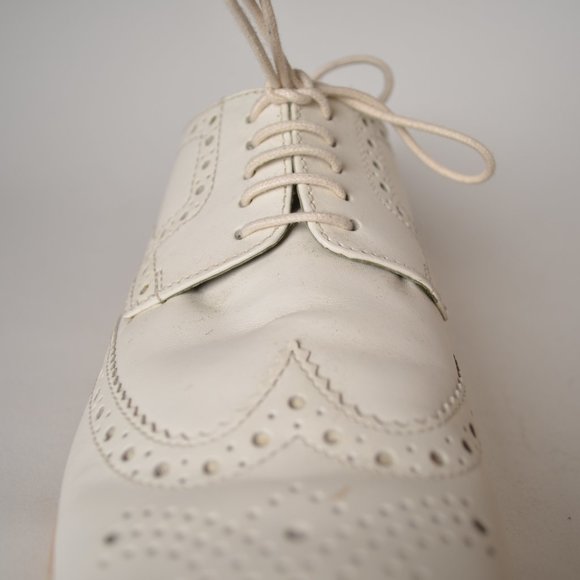 NEW Base London Men's Leather Wingtip Sneaker - Picture 2 of 8